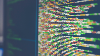 Aufsichtsprüungen: Code auf Bildschirm