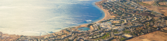 Die ägyptische Stadt Sharm El-Sheikh