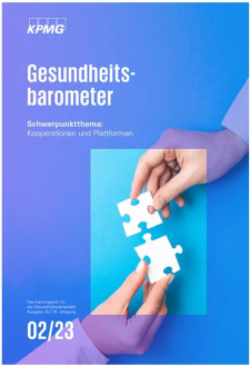 Gesundheitsbarometer 02/2023 – Schwerpunktthema: Kooperationen und Plattformen