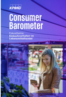 Consumer Barometer 02/2025 zum Thema „Einkaufsverhalten im Lebensmittelhandel“