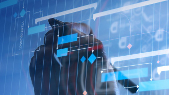 Eine Hand, die einen Stift hält. malt auf einer digitalen Oberfläche.