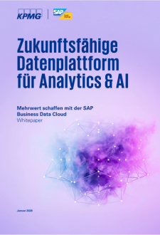 Zukunftsfähige Datenplattform für Analytics und AI